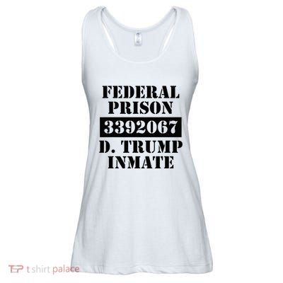 Prison Inmate Federal Prison 3392067 Trump Halloween Ladies Essential Flowy Tank