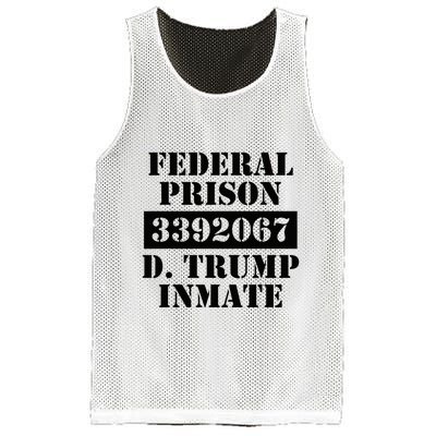 Prison Inmate Federal Prison 3392067 Trump Halloween Mesh Reversible Basketball Jersey Tank