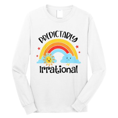 Predictably Irrational Funny Baby Rainbow Birthday Long Sleeve Shirt