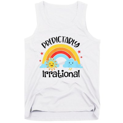 Predictably Irrational Funny Baby Rainbow Birthday Tank Top