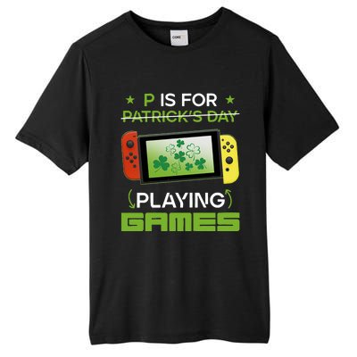 P Is For Playing Games Tall Fusion ChromaSoft Performance T-Shirt