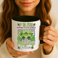 P Is For Playing Game St Patricks Day Video Game Gamer Lover Mug