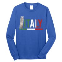 Pisa Italian Flag Family Trip Italy Vacation Europe Travel Gift Long Sleeve Shirt