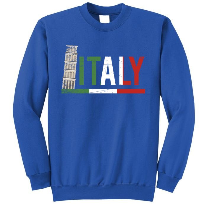 Pisa Italian Flag Family Trip Italy Vacation Europe Travel Gift Sweatshirt