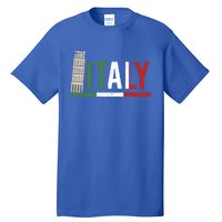 Pisa Italian Flag Family Trip Italy Vacation Europe Travel Gift Tall T-Shirt