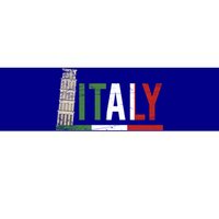 Pisa Italian Flag Family Trip Italy Vacation Europe Travel Gift Bumper Sticker