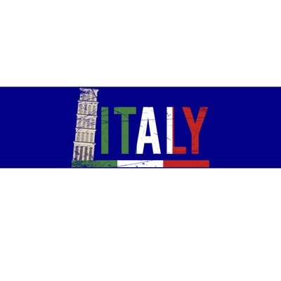 Pisa Italian Flag Family Trip Italy Vacation Europe Travel Gift Bumper Sticker