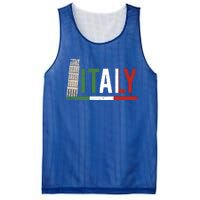 Pisa Italian Flag Family Trip Italy Vacation Europe Travel Gift Mesh Reversible Basketball Jersey Tank