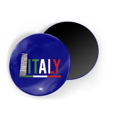 Pisa Italian Flag Family Trip Italy Vacation Europe Travel Gift Magnet