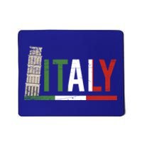 Pisa Italian Flag Family Trip Italy Vacation Europe Travel Gift Mousepad