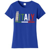 Pisa Italian Flag Family Trip Italy Vacation Europe Travel Gift Women's T-Shirt