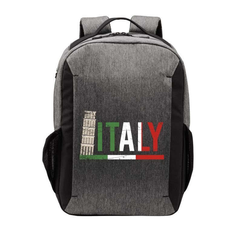 Pisa Italian Flag Family Trip Italy Vacation Europe Travel Gift Vector Backpack