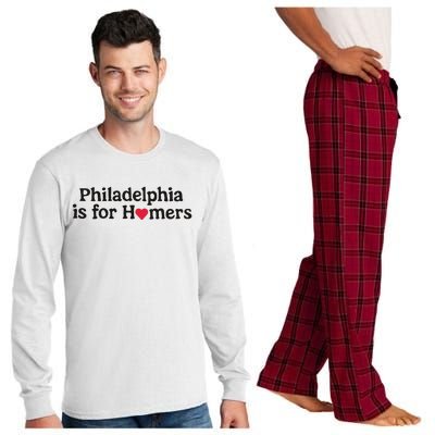 Philadelphia Is For Homers Long Sleeve Pajama Set