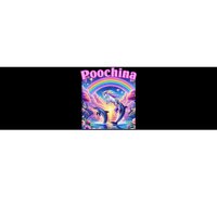 Poochina Ironic Funny Meme Women Trendy Dolphin Gift Bumper Sticker