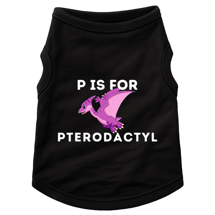 P Is For Pterodactyl Dinosaur Word Play Doggie Tank