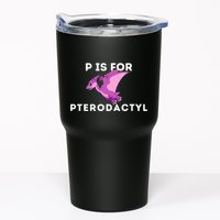 P Is For Pterodactyl Dinosaur Word Play Tumbler