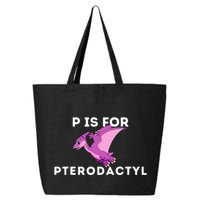 P Is For Pterodactyl Dinosaur Word Play 25L Jumbo Tote