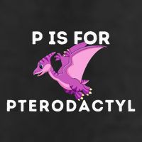 P Is For Pterodactyl Dinosaur Word Play Trucker Hat