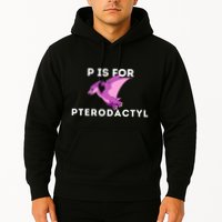 P Is For Pterodactyl Dinosaur Word Play Hoodie