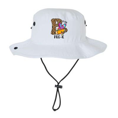 P Is For Pre K Teacher Leopard First Day Of School Legacy Cool Fit Booney Bucket Hat