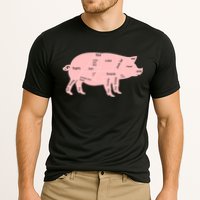 Pig Pork Bacon Chart Performance Shirt