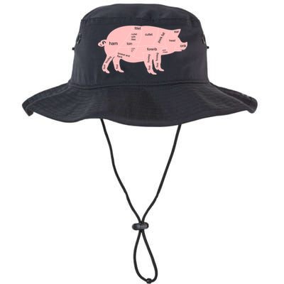 Pig Pork Bacon Chart Bucket Hat