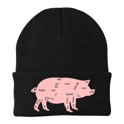 Pig Pork Bacon Chart Beanie