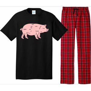 Pig Pork Bacon Chart Pajama Set