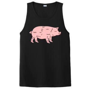 Pig Pork Bacon Chart PosiCharge Competitor Tank