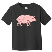 Pig Pork Bacon Chart Toddler T-Shirt