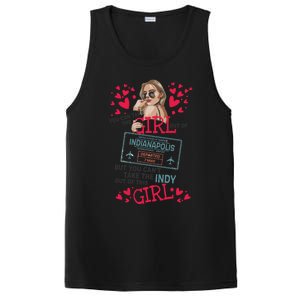 Proud Indianapolis Gift Travel Queen From Indianapolis Gift PosiCharge Competitor Tank