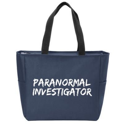 Paranormal Investigator Ghost Hunting Evp Halloween Zip Tote Bag