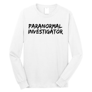 Paranormal Investigator Ghost Hunting Evp Halloween Long Sleeve Shirt