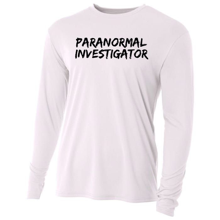 Paranormal Investigator Ghost Hunting Evp Halloween Cooling Performance Long Sleeve Crew