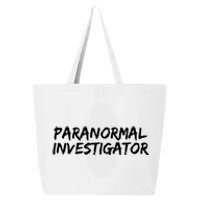 Paranormal Investigator Ghost Hunting Evp Halloween 25L Jumbo Tote