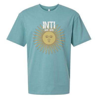 Pregiftcolumbus Inca Gift Inti Sun God Sueded Cloud Jersey T-Shirt