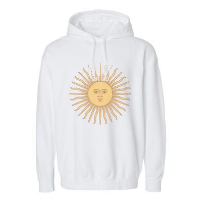 Pregiftcolumbus Inca Gift Inti Sun God Garment-Dyed Fleece Hoodie