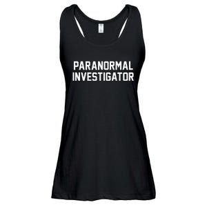 Paranormal Investigator Ghost Hunting Halloween Ladies Essential Flowy Tank