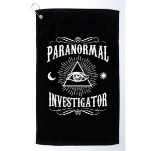 Paranormal Investigator Ghost Hunting Gift Platinum Collection Golf Towel