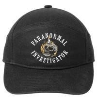 Paranormal Investigator Ghost Hunting Phantom Halloween 7-Panel Snapback Hat