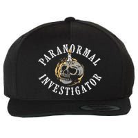 Paranormal Investigator Ghost Hunting Phantom Halloween Wool Snapback Cap