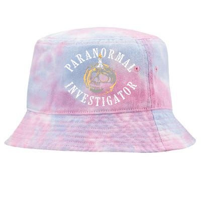 Paranormal Investigator Ghost Hunting Phantom Halloween Tie-Dyed Bucket Hat