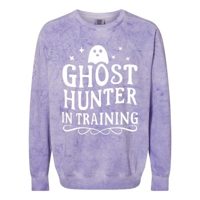 Paranormal Investigator Ghost Hunter In Training Colorblast Crewneck Sweatshirt