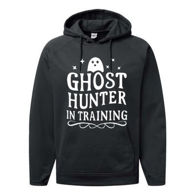 Paranormal Investigator Ghost Hunter In Training Performance Fleece Hoodie