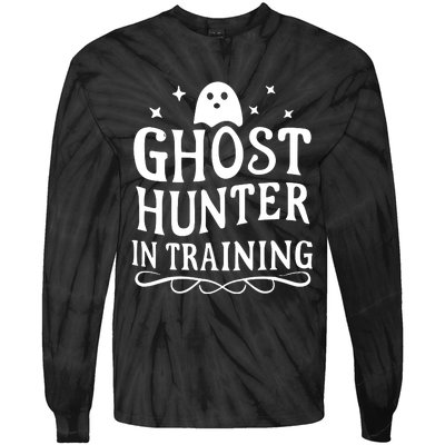 Paranormal Investigator Ghost Hunter In Training Tie-Dye Long Sleeve Shirt