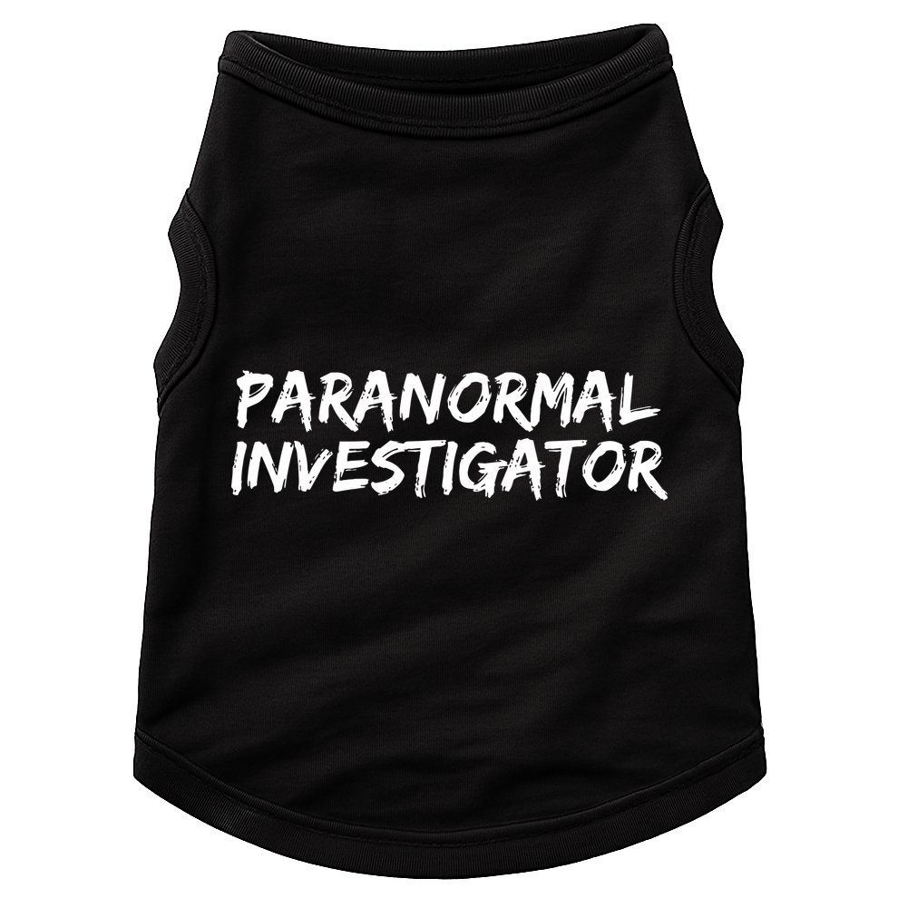 Paranormal Investigator Ghost Hunting Evp Halloween Doggie Tank