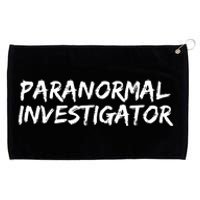 Paranormal Investigator Ghost Hunting Evp Halloween Grommeted Golf Towel