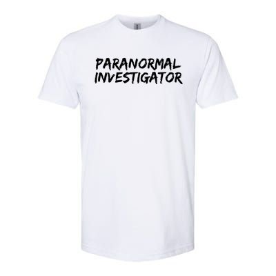 Paranormal Investigator Ghost Hunting Evp Halloween Softstyle® CVC T-Shirt