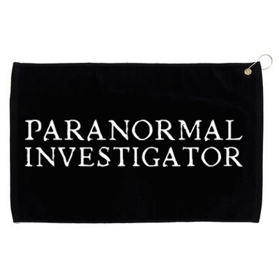 Paranormal Investigator Ghost Hunter Evp Halloween Grommeted Golf Towel