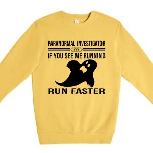 Paranormal Investigator Ghost Hunting Premium Crewneck Sweatshirt